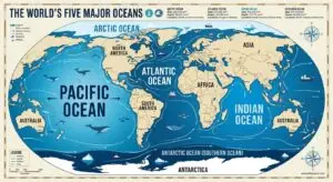 5 oceans of earth