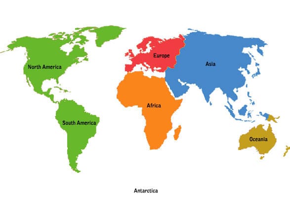 Continent Map