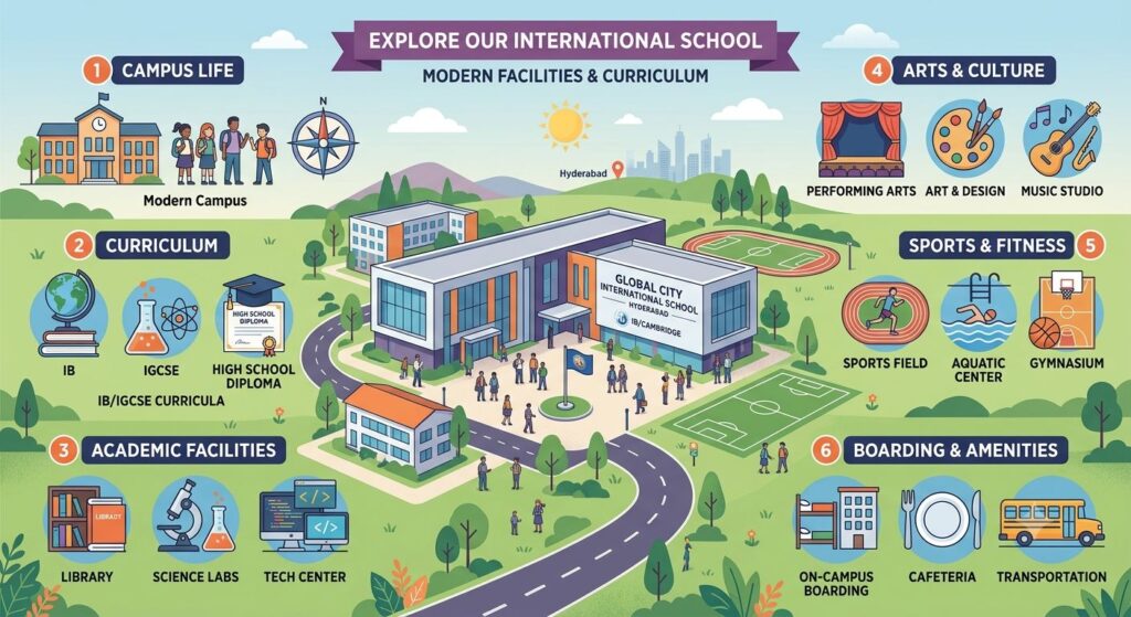 international school infographic
