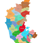 Map of District of Karnataka