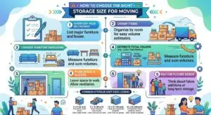 storage space for moving